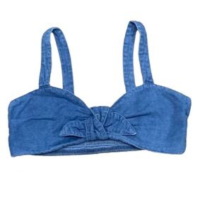 American Eagle Jean Bra Crop Top M